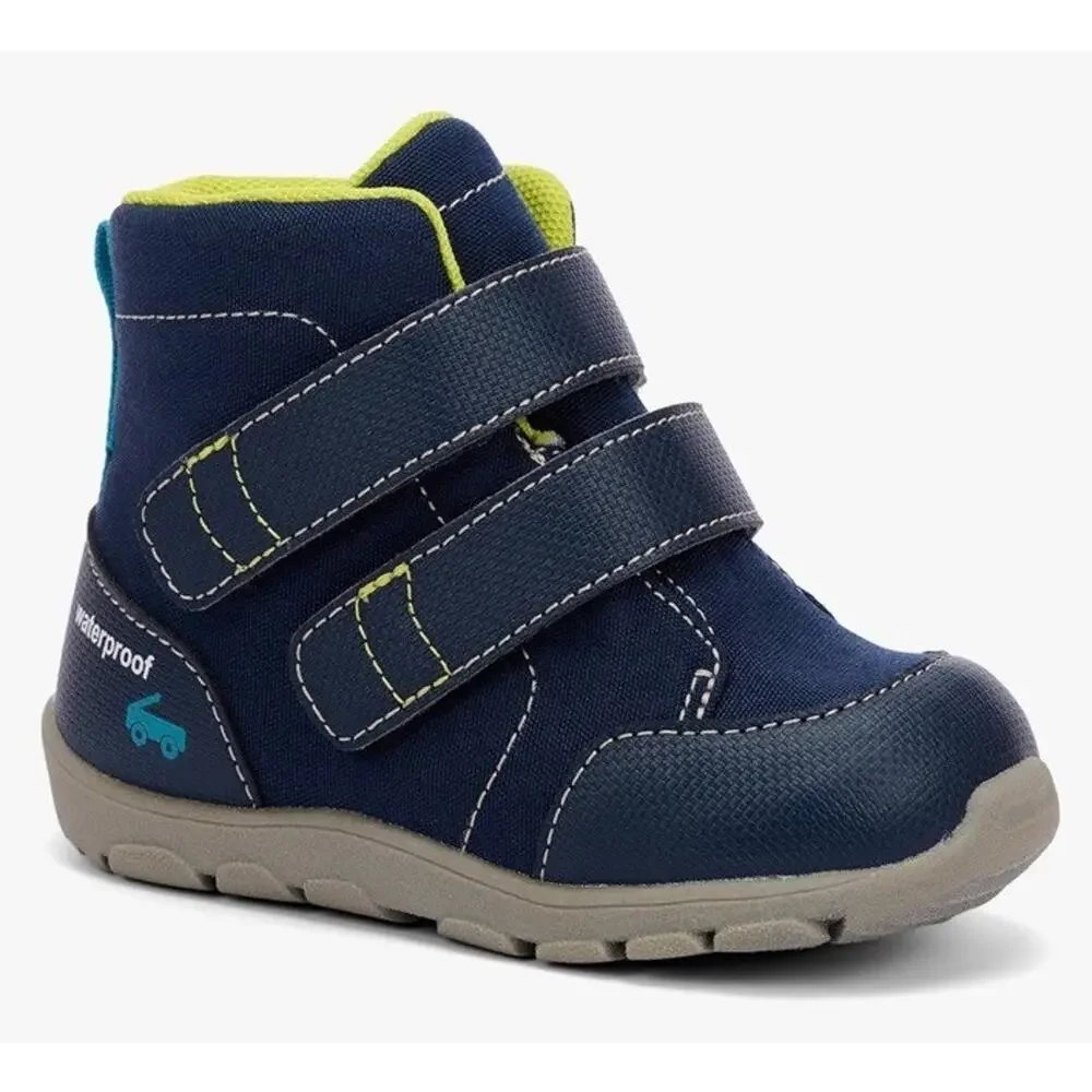 See Kai Run Skye Adapt Waterproof Navy Boot Toddler Size 5 NIB NEW $69
